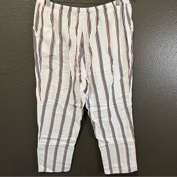 NWT Revolve x Tavik Calder Pant in White Stripe | Size L - Picture 9 of 12